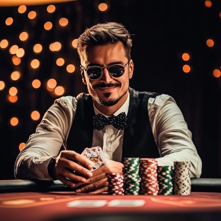 Live dealer studio broadcast showing roulette table and HD camera setup